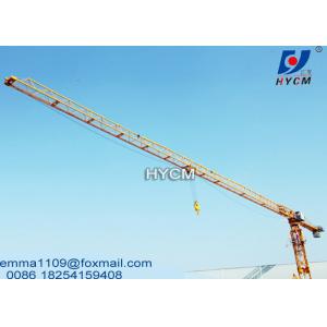 Buy cheap 10tons 60m Trolley Jib Crane Tower L68 Section Mast Need Less Containers Space from wholesalers