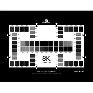 Reflective Dead Leaves Target Colored Camera Lens Test Chart 18% Transmission