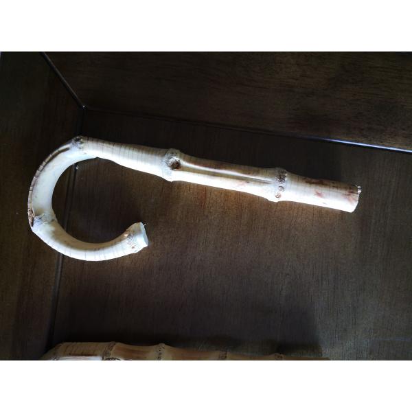 Quality Bamboo wooden Handmade bag Handle with metal hardware for sale