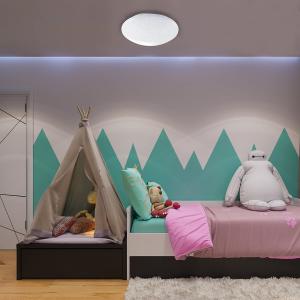 18W LED Deckenleuchte Badezimmer, Wasserdicht Deckenlampe, 1600lm 2700K Warmweiß