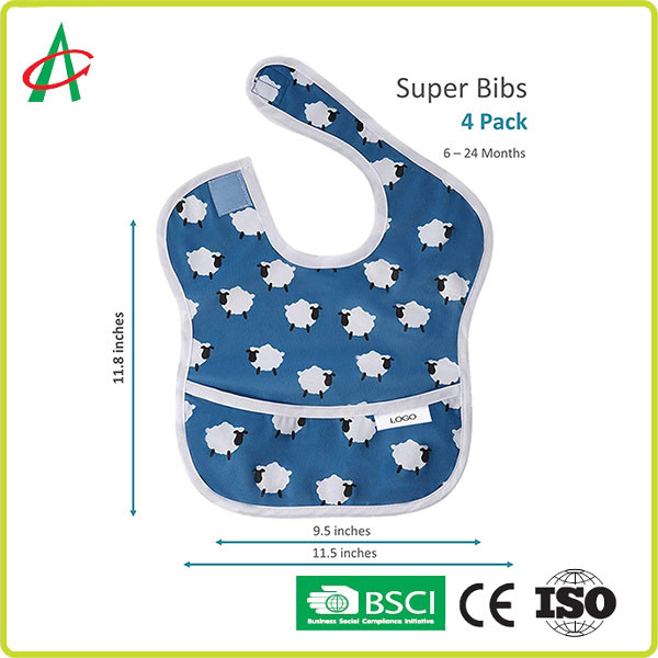 Buy cheap 11.81" Newborn Baby Bibs , ISO9001 Waterproof Bibs For Babies from wholesalers