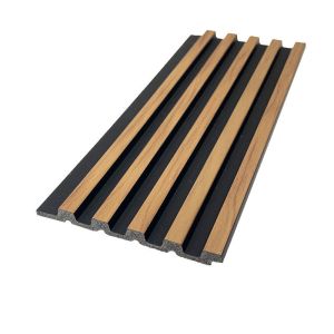 Buy cheap In Stock Promotion Design Easy to Install Wood 3d Slat Wall Ps Wall Panels Waterproof Interior Decoration product