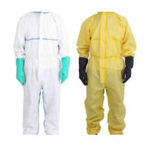 Buy cheap Adults Breathable Disposable Isolation Gown With Elastic In Hood Boot from wholesalers