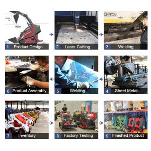 Buy cheap 1552x1050x1080mm Skid Steer Loader Gasoline Tracked Crawler Wheel With Certification from wholesalers