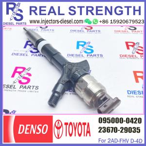 China Common Rail Injector 095000-0570 095000-0571 095000-0420 For TOYOTA Avensis 23670-27030 23670-29035 on sale