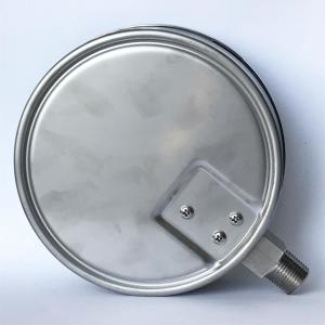 All SS Capsule Pressure Gauge 150mm 40 Mbar Vacuum Manometer Radial Mounting