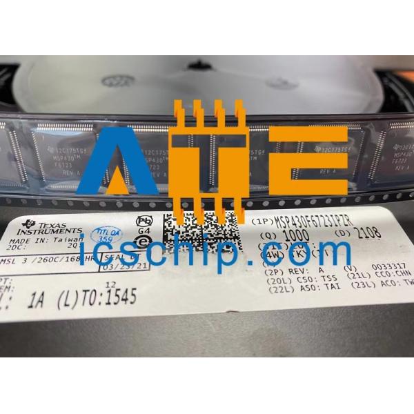 Quality MSP430F6723IPZR Microcontroller IC Texas Instruments MCU 16BIT 64KB FLASH MSP430 for sale