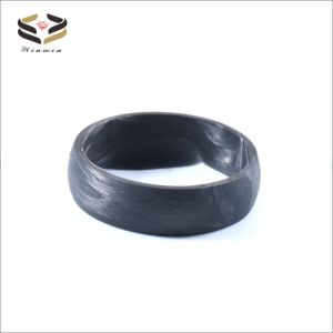 Buy cheap 6mm 8mm Black Carbon Fiber Ring for Men and Women Main Stone N/A Setting Type Invisible Setting from wholesalers