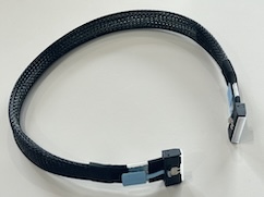 Mini SAS HD to U.2 NVMe SSD Connector Cable – SFF-8643 to SFF-8639 Braided Wire Harness for Server Storage