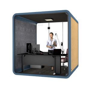 Buy cheap Portable Indoor Office Pod White Sound Isolation Booth 100V - 240V from wholesalers