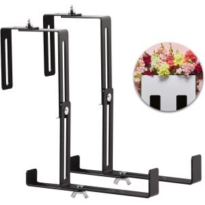 Buy cheap Heavy Duty Iron Flower Box Wall Mounting Hooks for Universal Window Box Brackets from wholesalers