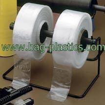 Clear Lay-Flat Poly Tubing on Rolls, Black Conudctive Poly Tubing on Rolls and