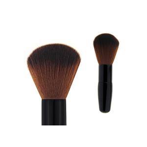 Buy cheap Cosmetics Angled Makeup t Foundation Makeup Brush With Black Handle from wholesalers