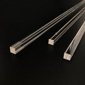 Buy cheap Optical Fused Silica Rods End Face Polishing Square Quartz Rod from wholesalers