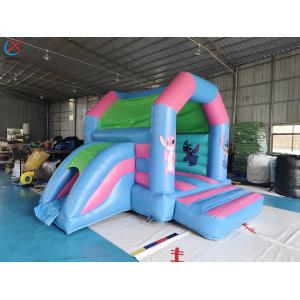 Commercial Inflatable Lilo & Stitch Bouncy House With Slide Combo