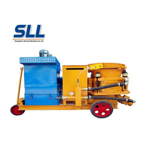 Environmental Dustless Dry Mix Concrete Spraying Machine Low Rebound in