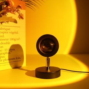 Desktop adjustable usb bedroom decorative table led night single color sunrise