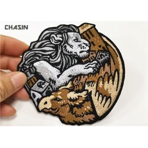 Buy cheap Embroidered Emblems Velcro Patches For Apparel , Uniform , Cap from wholesalers