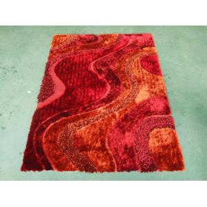 Buy cheap Wave Shining Polyester Mixed Chinese Knot Mixed With Polyester Silk Shaggy Carpet and Rug from wholesalers
