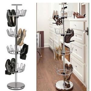Buy cheap Revolving Shoe Rack Tree 4 Tier selling from wholesalers