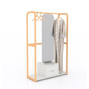 Buy cheap Oldtree White Wooden Clothing Armoire for Home Storage from wholesalers