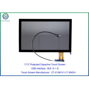 Buy cheap 17.3 Medical Touch Screen With USB Interface For 16:9 HD LCD Panel, Projected Capacitive Technology With Custom Ability from wholesalers