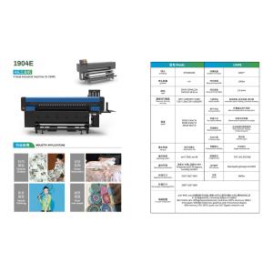 Advanced Inkjet Printing Digital Textile Printer With Pigment Ink Type And 24