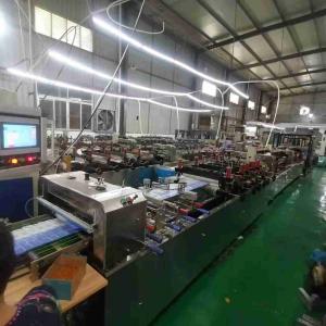 Buy cheap 75-500mm Double Line Three Side Sealing Pouch Making Machine With Zipper from wholesalers