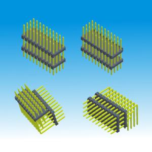 Buy cheap 2.00mm Pin Header Four Row Straight Right Angle from wholesalers