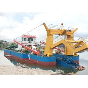 Buy cheap Large Dual Pump Dredger , Sand Dredging Machine Cummins Engine 20m Dredging product