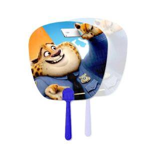 Custom Plastic 3D Lenticular Picture Printing PET Flip Advertising Fan PP Fan