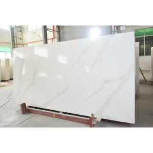 China High Hardness Antifouling White Calacatta Quartz Kitchen Countertop Stone on sale