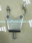 Buy cheap Scaffolding galvanized Q235 drop forged fixed beam coupler, girder clamp 48.3mm with SGS BS1139 with good quality from wholesalers