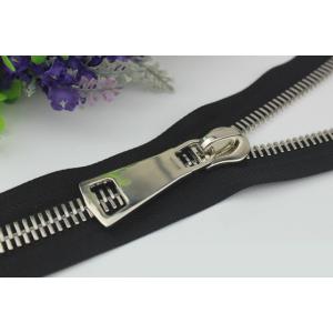 Personalized simple design zinc alloy 3 color 15# zipper with zipper puller
