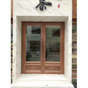 brown Automatic swing Door System with Stainless Steel Door Handle