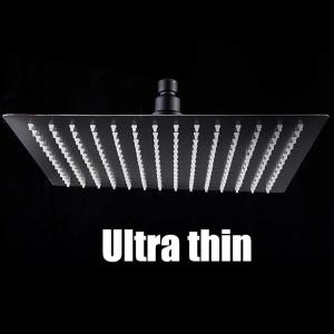 Buy cheap Luxury Rain Bathroom Shower Faucet Matte Black Shower Mixer Set from wholesalers