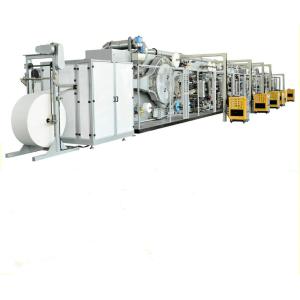 0.6Mpa18KHZ PLC Automation Sanitary Napkin Production Line / Sanitary Napkin