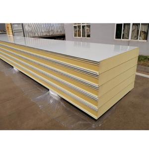 Buy cheap 50mm Polyurethane Sandwich Panel 35-40kg/m3 Density With CCS Coated Steel Sheet from wholesalers