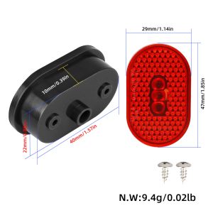 Buy cheap Xiaomi M365 Pro Electric Folding Scooter Rear Fender Lampshade Red Plastic Brake Taillight Scooter Lights from wholesalers