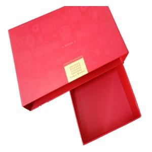 Buy cheap custom red chocolate packaging drawer box candy packaging drawer paper box luxury food packaging gift drawer box from wholesalers