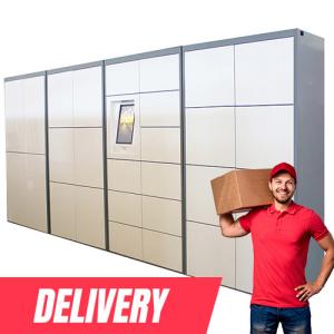 Buy cheap WiFi 24 Hours Package Delivery Lockers Coin Bill Card QR With Custom Lockers from wholesalers