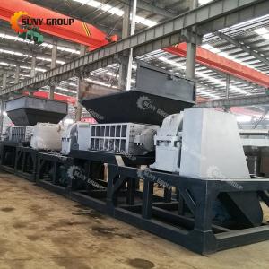 Buy cheap Manufacturing Plant Double Shaft Shredder For Plastic Recycle PE Pipe Shredder Machine from wholesalers