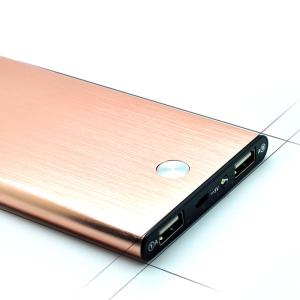 Buy cheap dual usb slim power bank with aluminium case from wholesalers