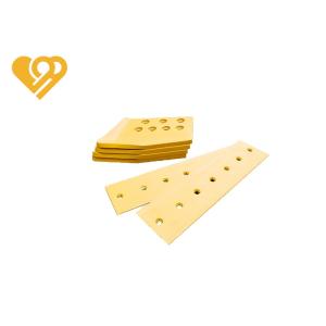 Buy cheap Cutting Edge D6D/R Bulldozer Blade Yellow Color Dozer Spare Parts Side Cut End Bits from wholesalers