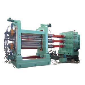 Buy cheap Four Roller Rubber Calender Machine With PLC Control Plate For Calendering Textile Conveyor Belt from wholesalers