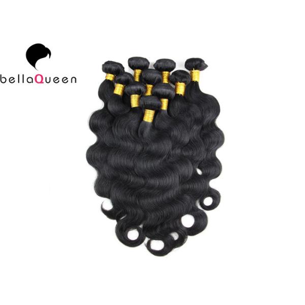 Quality Peruvian Virgin Body Wave Human Hair Extensions Tangle Free Shedding Free Hair Weaving for sale