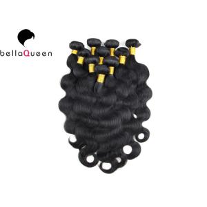 Buy cheap Peruvian Virgin Body Wave Human Hair Extensions Tangle Free Shedding Free Hair Weaving from wholesalers
