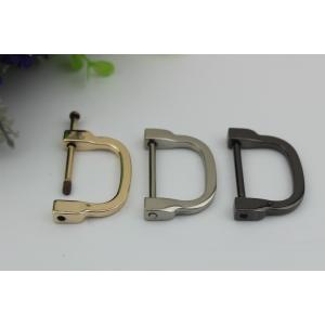Buy cheap Factory Supply 31mm Zinc Alloy D Ring&Light Gold D Shape Buckles for Handbag from wholesalers