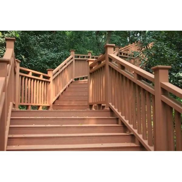 Buy cheap ECO Recycle Wpc Stair Railing Plastic Superior Systems Vinyl Railing Decking from wholesalers