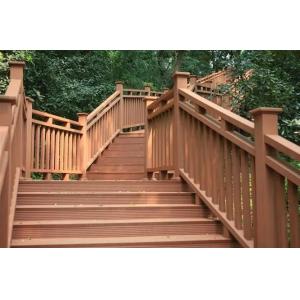 Buy cheap ECO Recycle Wpc Stair Railing Plastic Superior Systems Vinyl Railing Decking from wholesalers